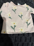 Target organic cotton coverall, light pink. Size 0000