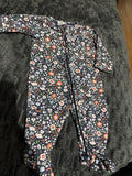 Target organic cotton floral coverall. Size 0000