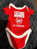 Arsenal short sleeve bodysuit. Size 0000