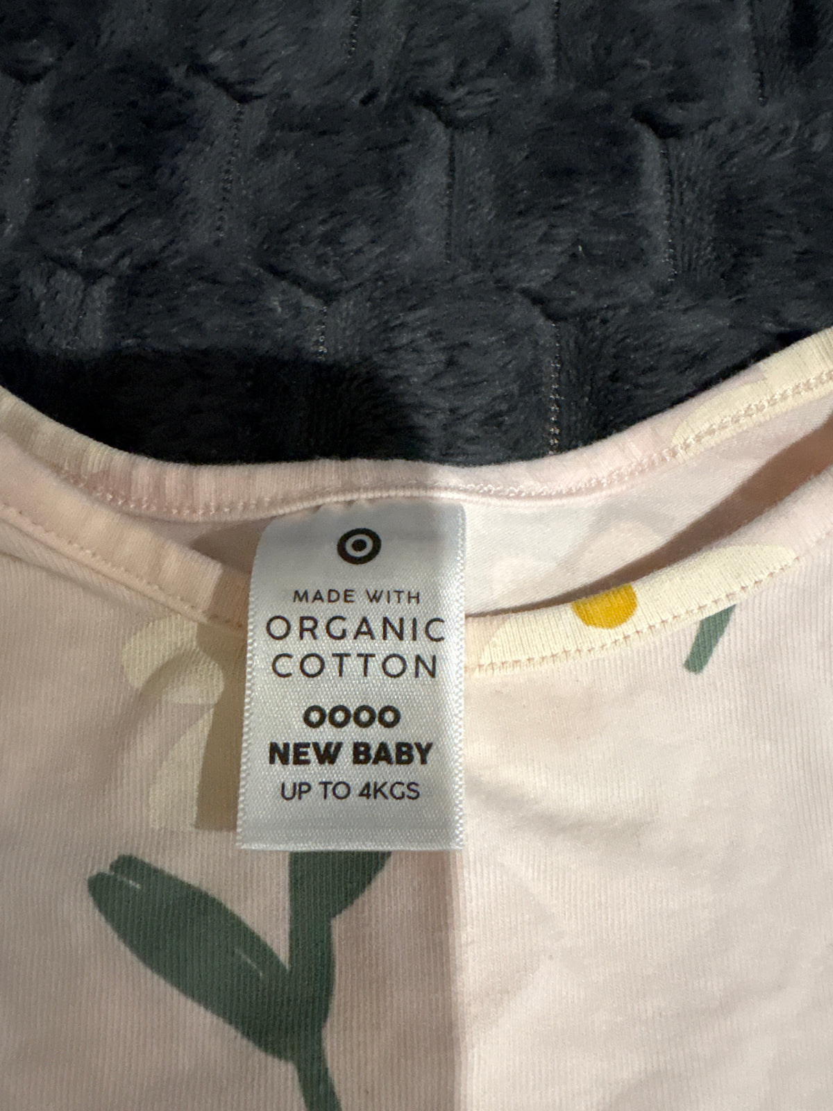 Target organic cotton floral long sleeve tee. Size 0000