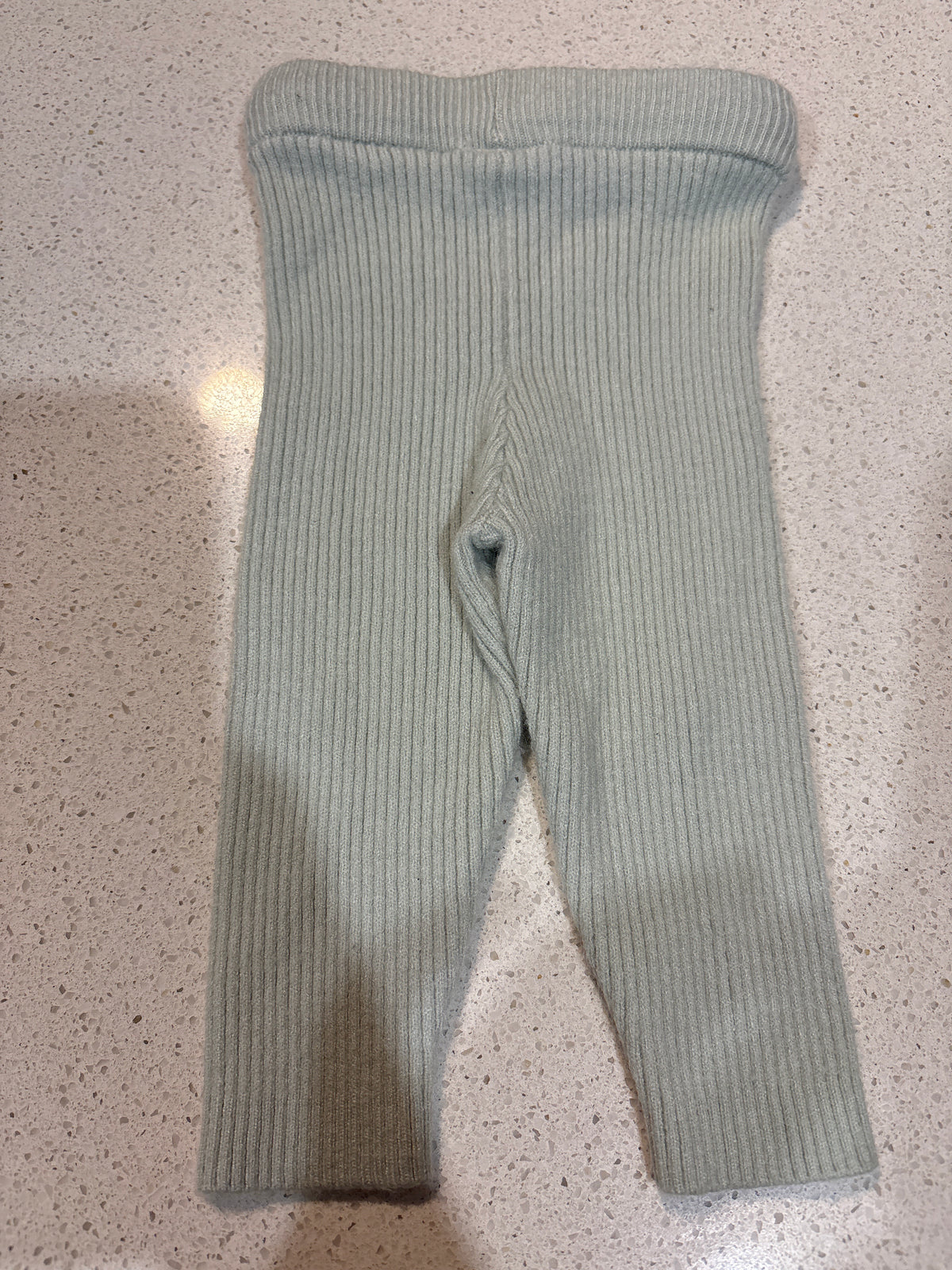 Berry Berry knitted green leggings size 000