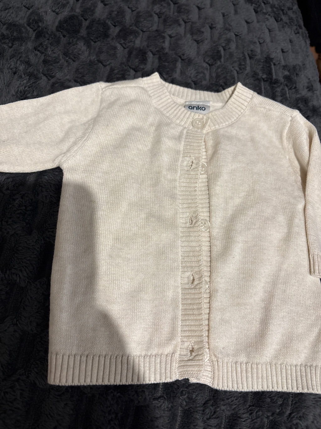 Anko cream knitted cardigan size 0000