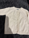 Anko cream knitted cardigan size 0000