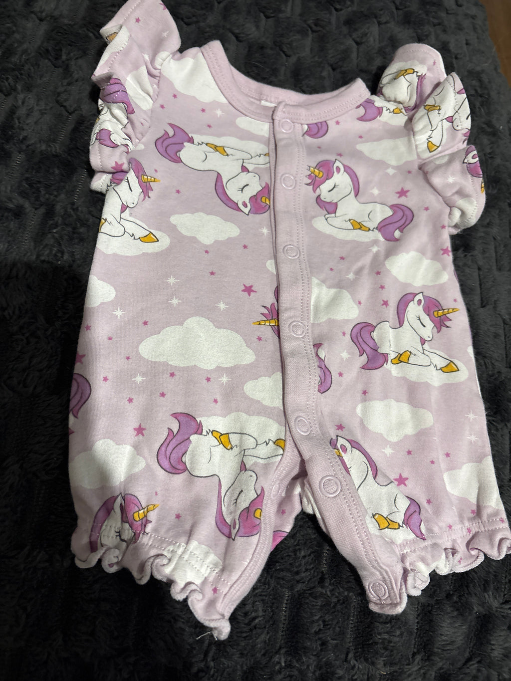 Baby Berry magical unicorn summer bodysuit. Size 0000