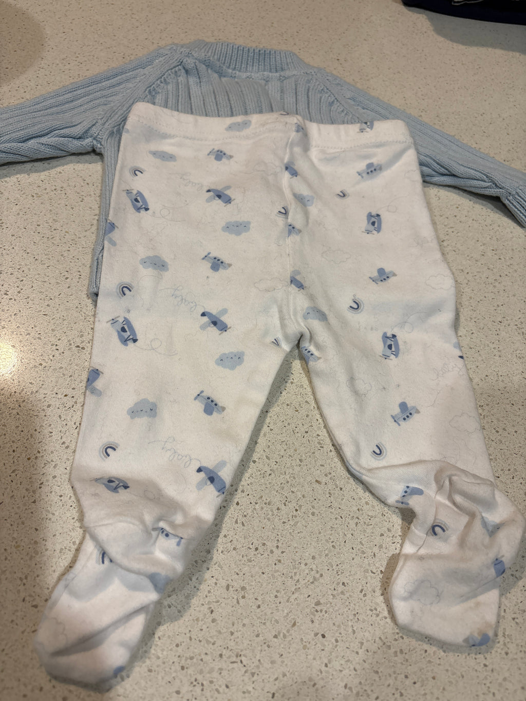 Size 000 Dymples cardigan and Rock a Baby pants 2 piece set