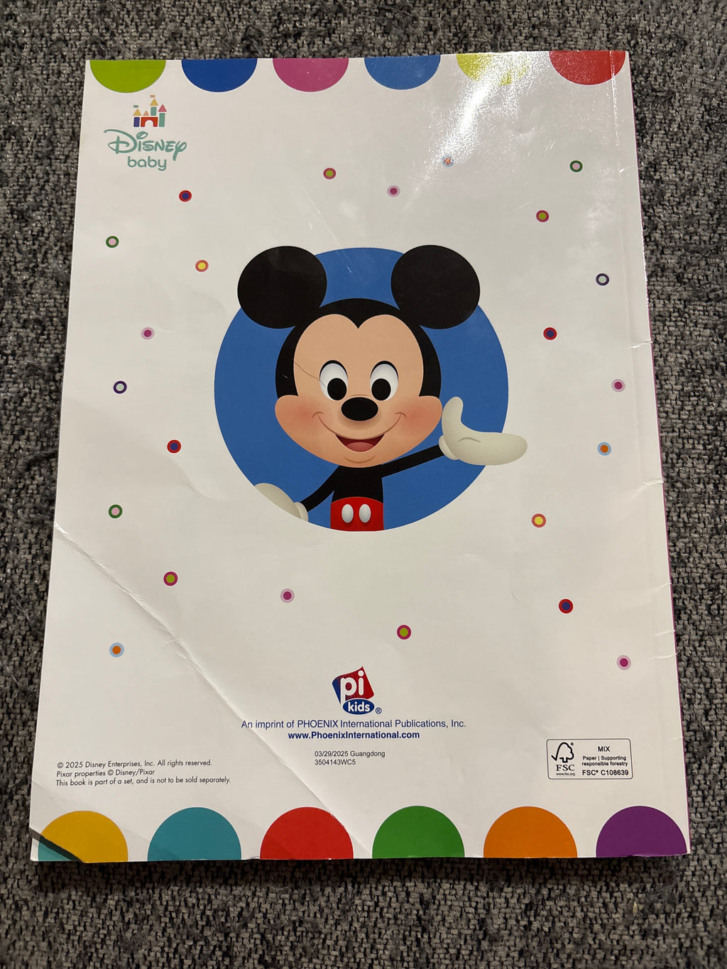 Disney Baby Look and Find Play Day