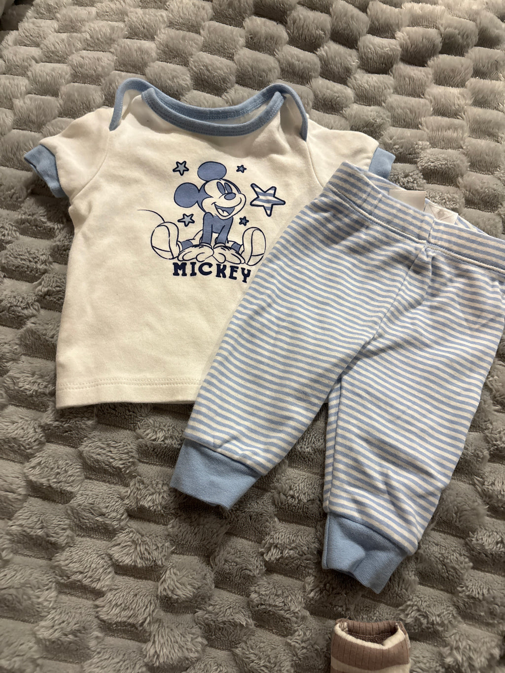 Baby Disney Mickey tee and pants set. Size 3 months