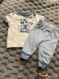 Baby Disney Mickey tee and pants set. Size 3 months