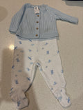 Size 000 Dymples cardigan and Rock a Baby pants 2 piece set
