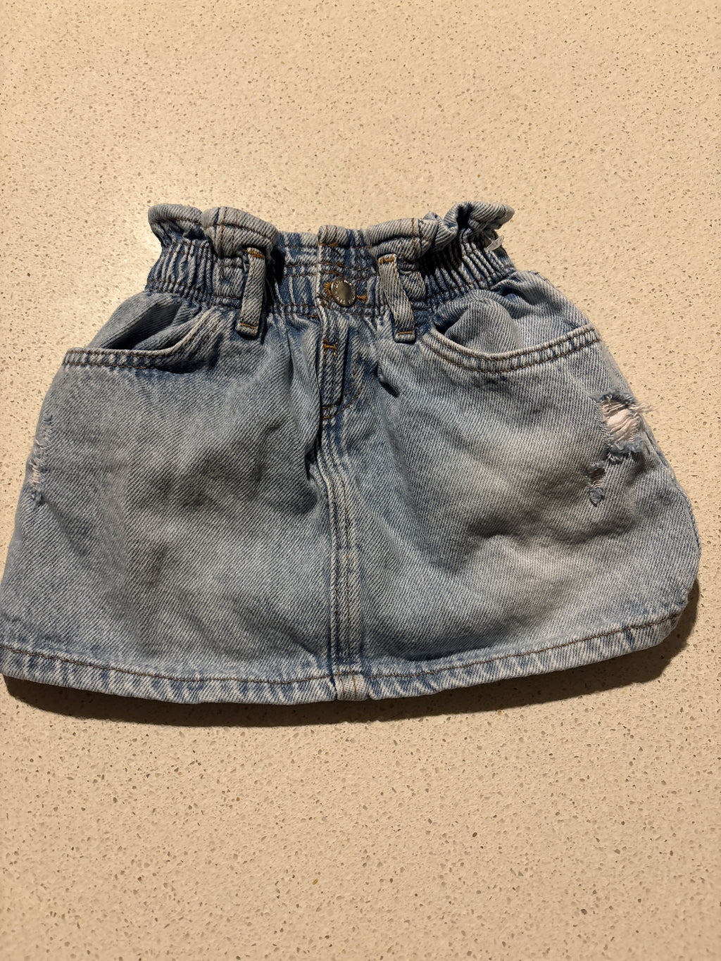 Zara denim skirt size 2-3