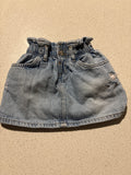 Zara denim skirt size 2-3
