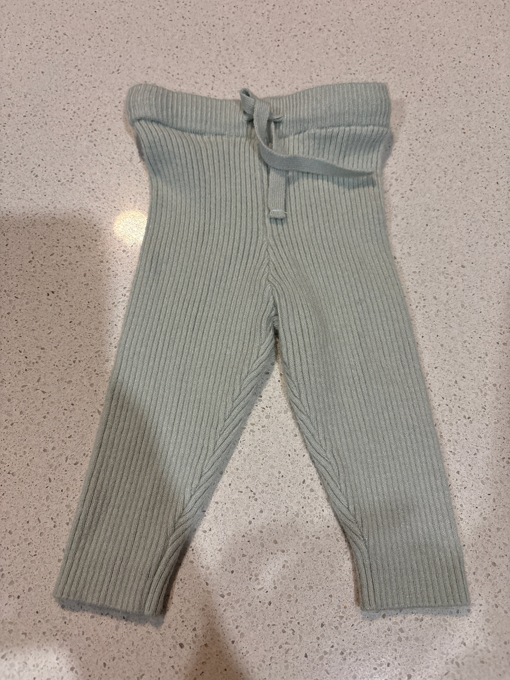 Berry Berry knitted green leggings size 000