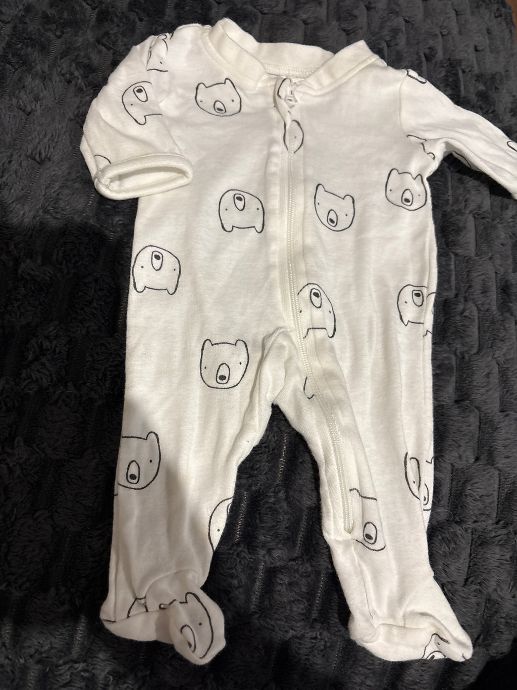 Anko coverall with bunny design. Size 00000