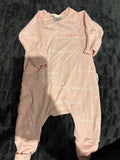Bonds light pink Cozysuit. Size 0000