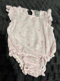 Anko singlet body suit with frilly shoulders. Size 0000