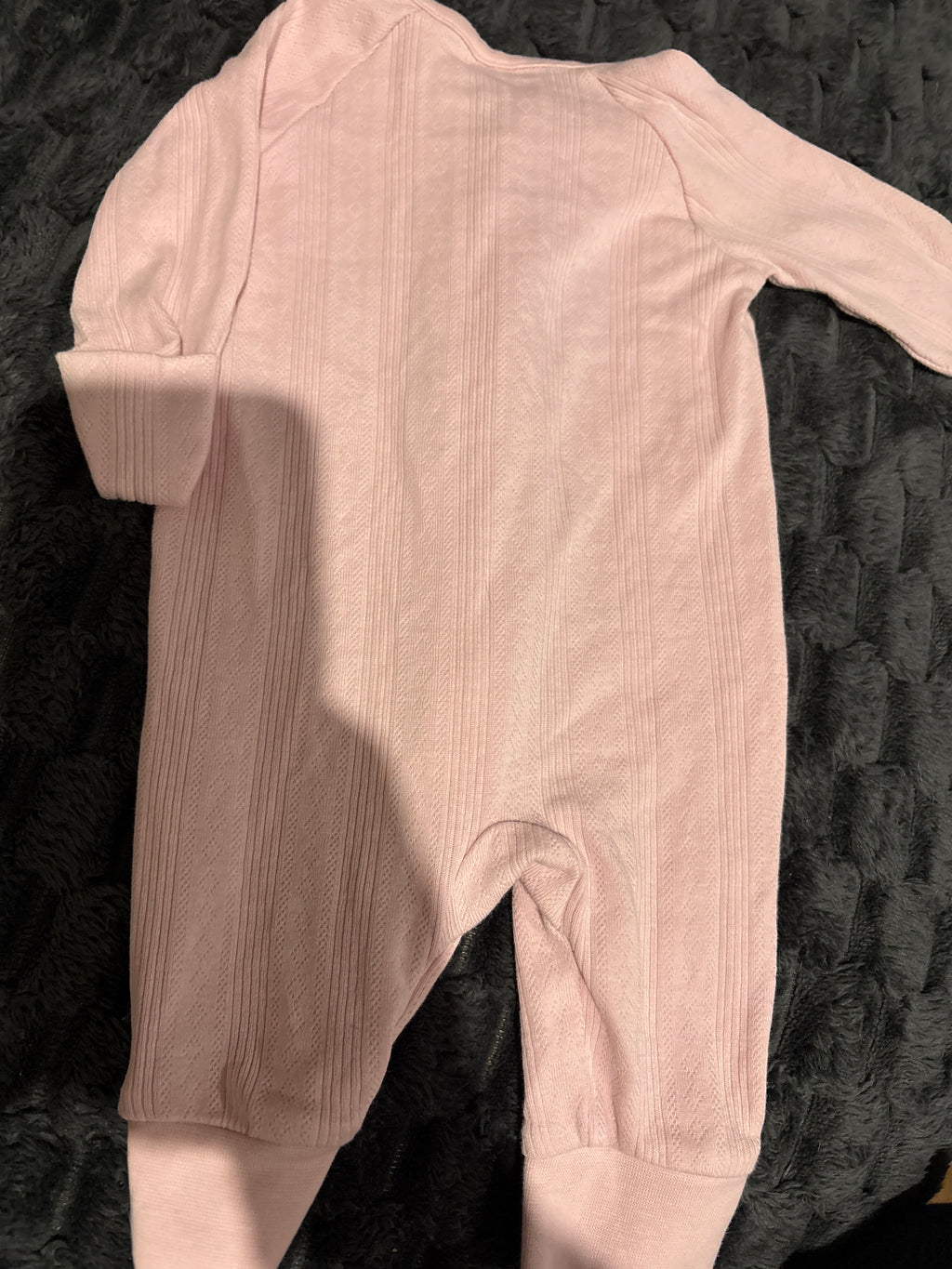Target organic cotton coverall, light pink. Size 0000
