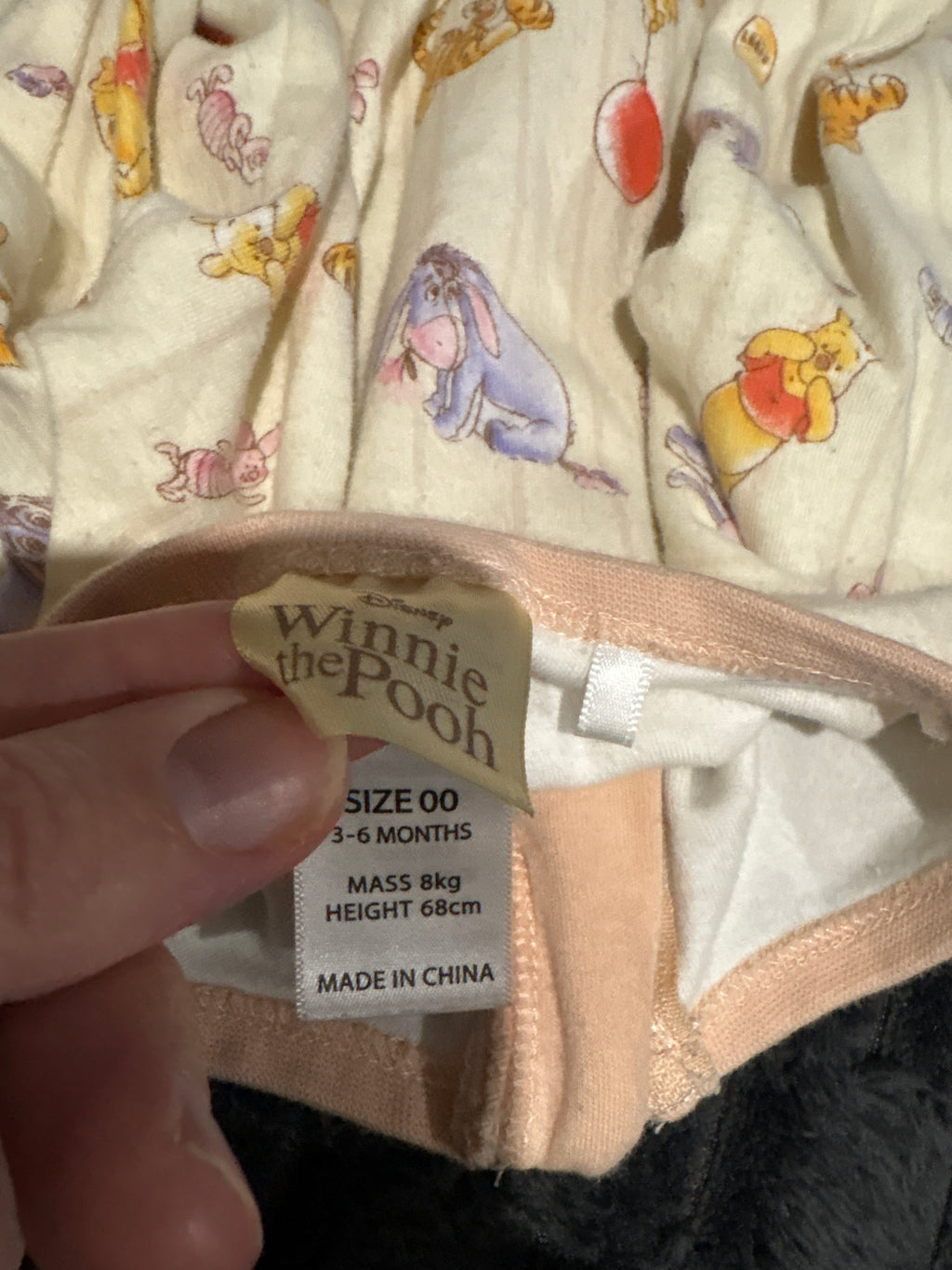 Winnie the Pooh coverall. Size 00