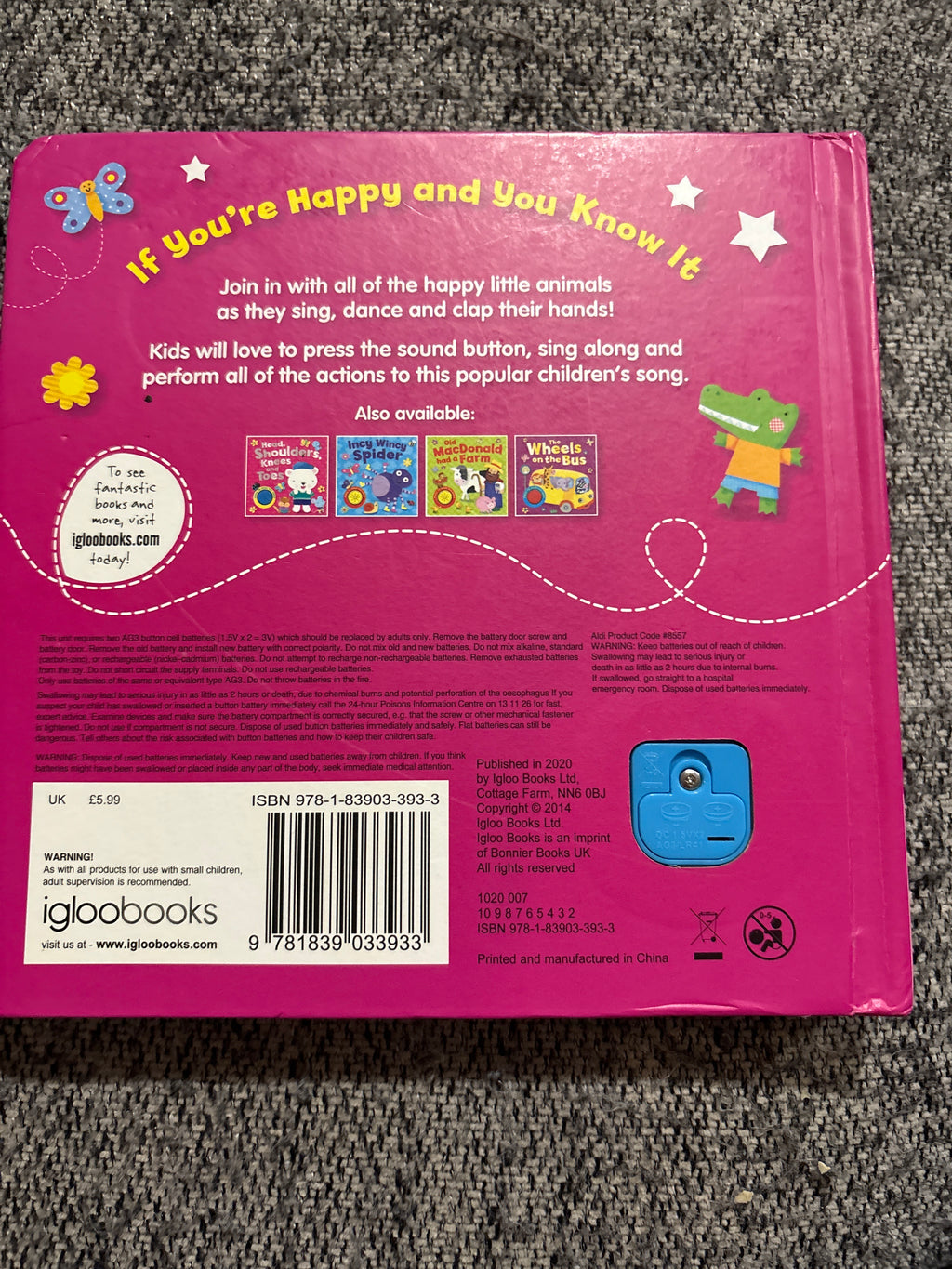 If Your Happy and You Know It board book.
