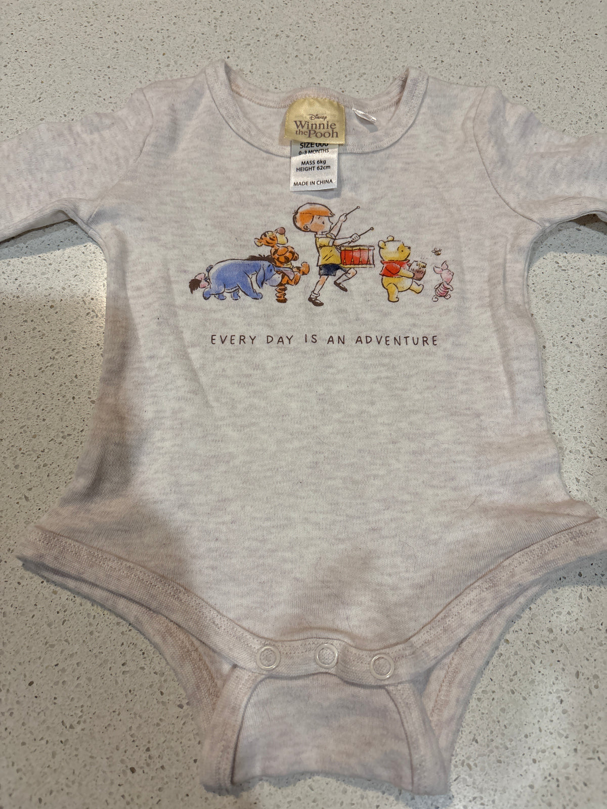Winnie the Pooh long sleeve body suit size 000