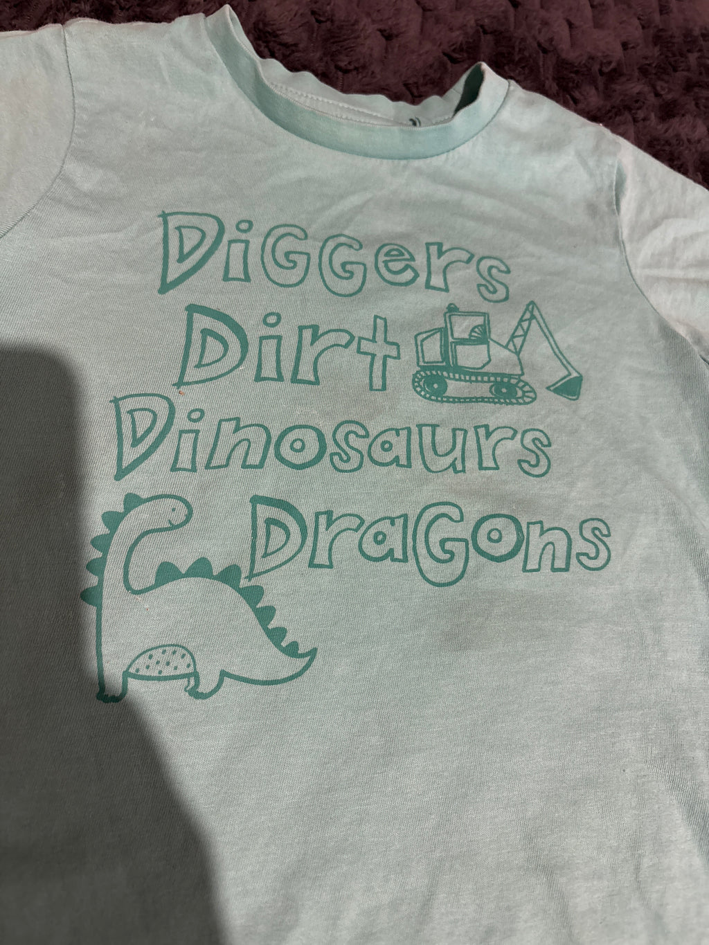 KD boys light green tshirt. Size 3