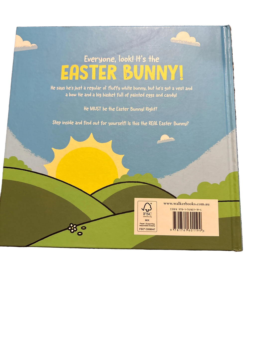 I Am Not The Easter Bunny hardcover book