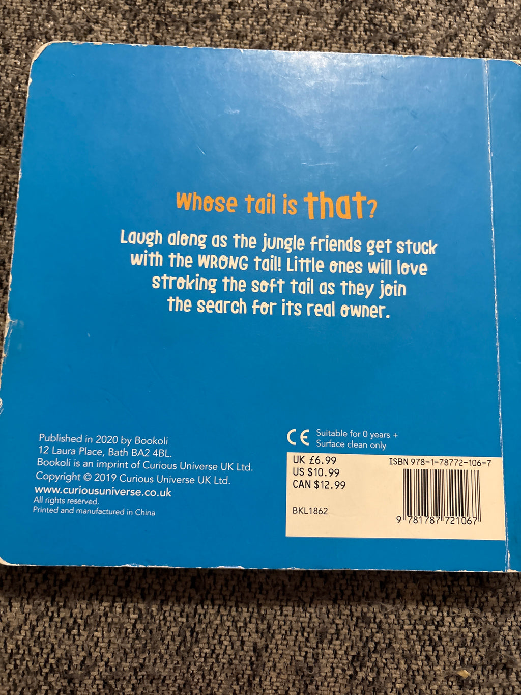 Whose Tail Jungle board book