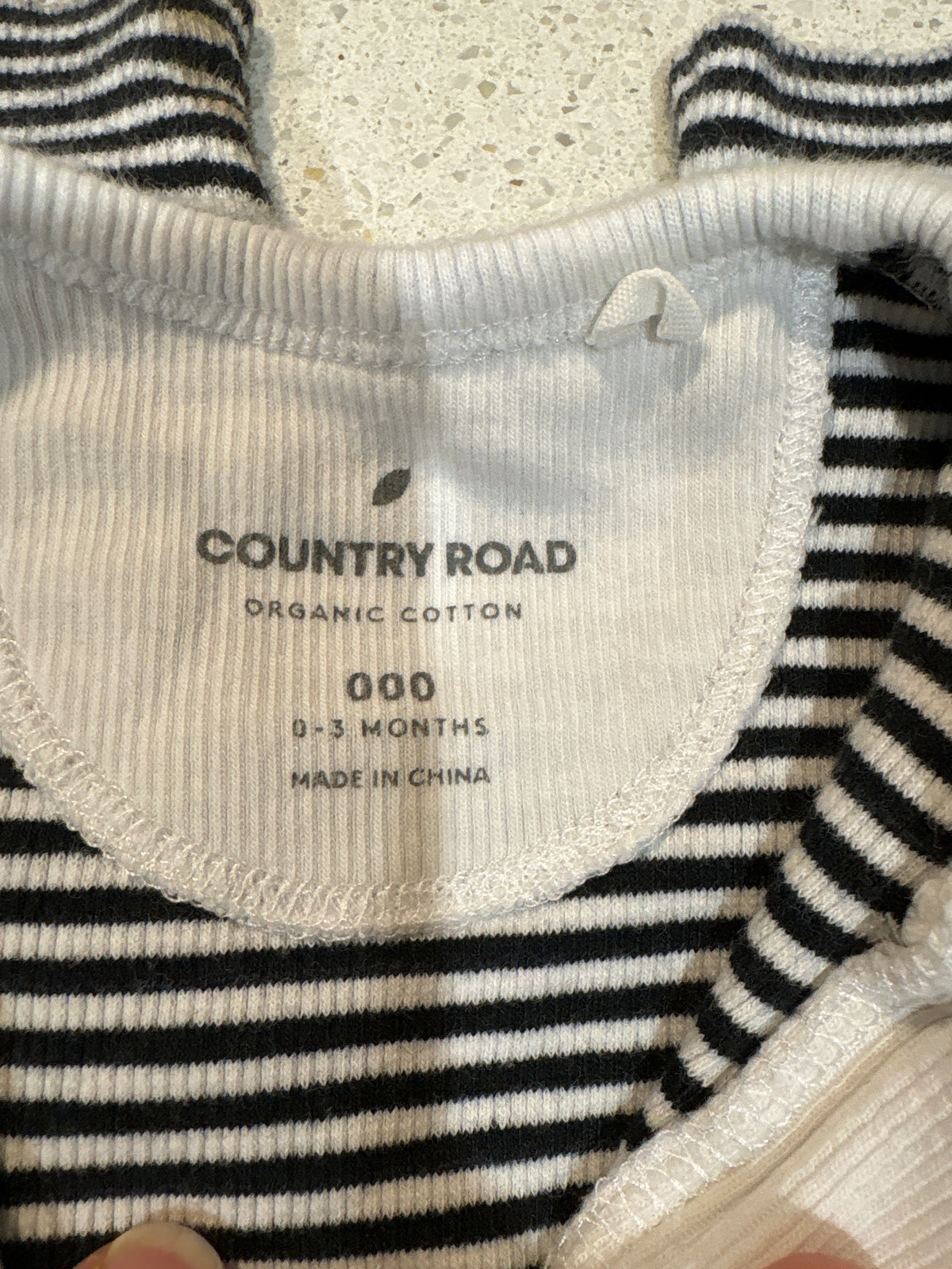Country Road organic cotton size 000 coverall