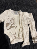 Disney Baby Winnie the Pooh bodysuit and pants set. Size 00000