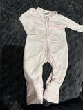 Bonds pink and white stripped Wondersuit. Size 0000