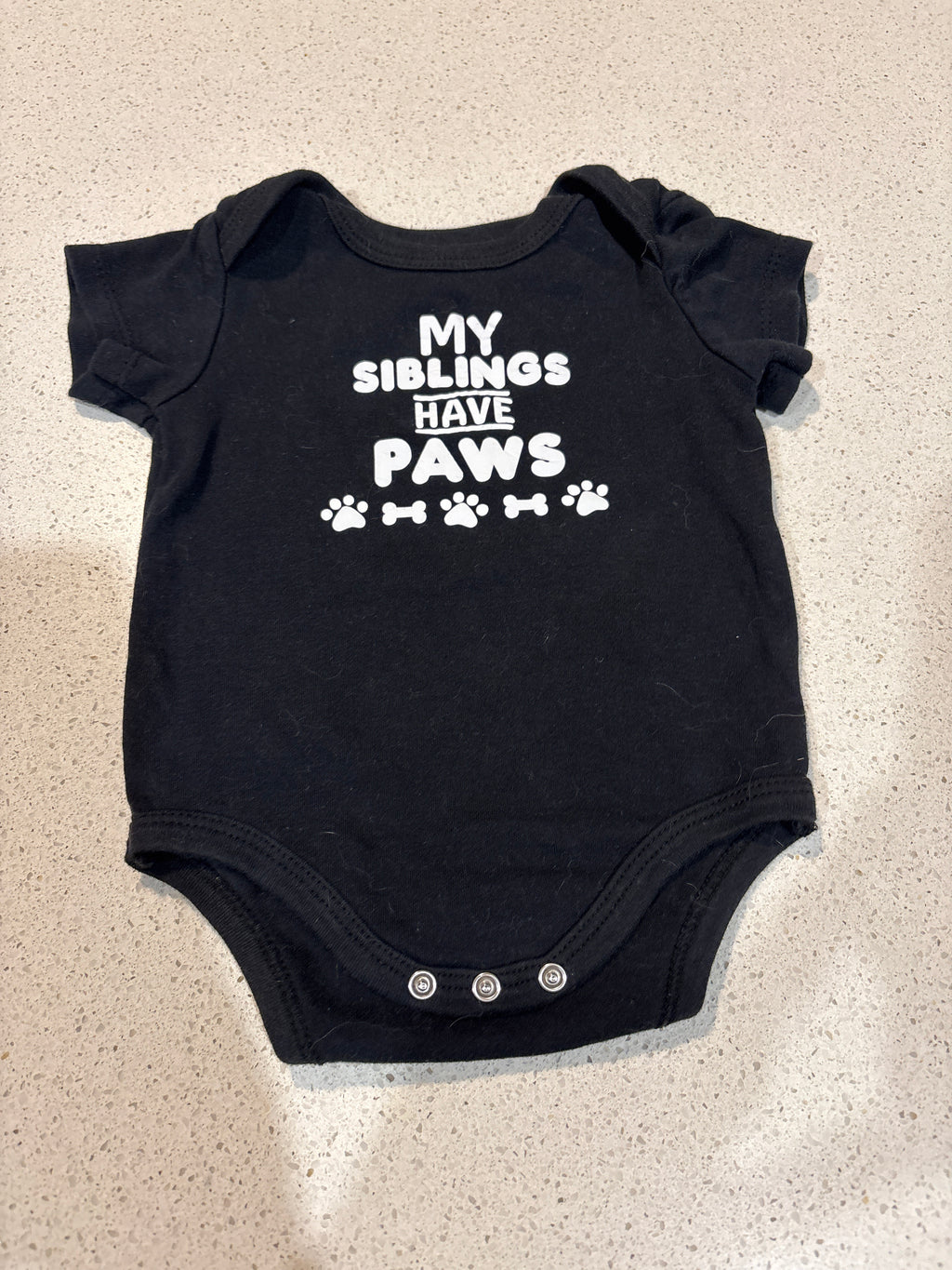 Short sleeve body suit size 00