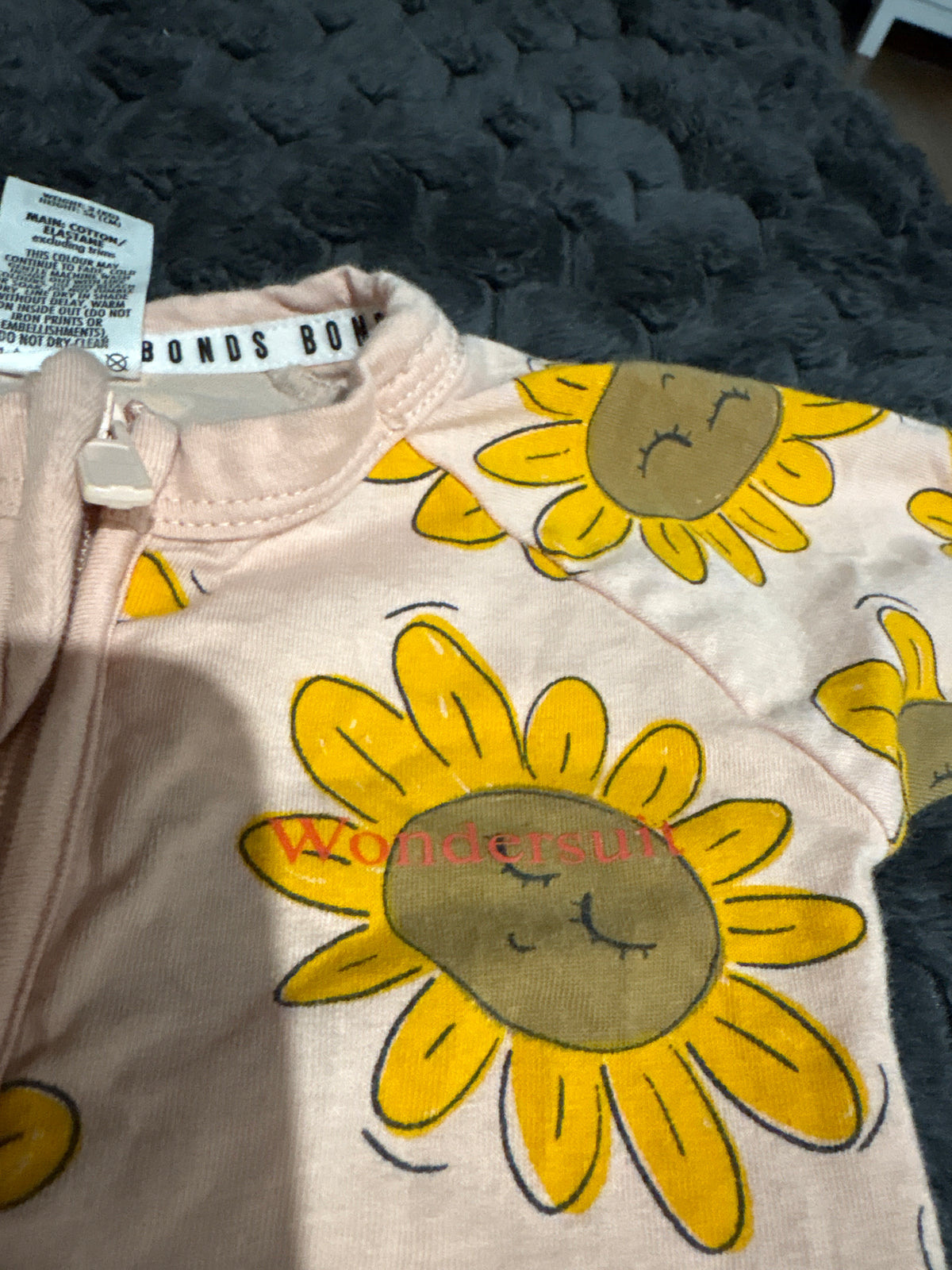 Bonds Sunflower Wondersuit. Size 0000