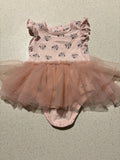 Minnie Mouse tutu short sleeve bodysuit. Size 000